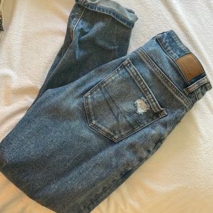 AE high rise straight jean